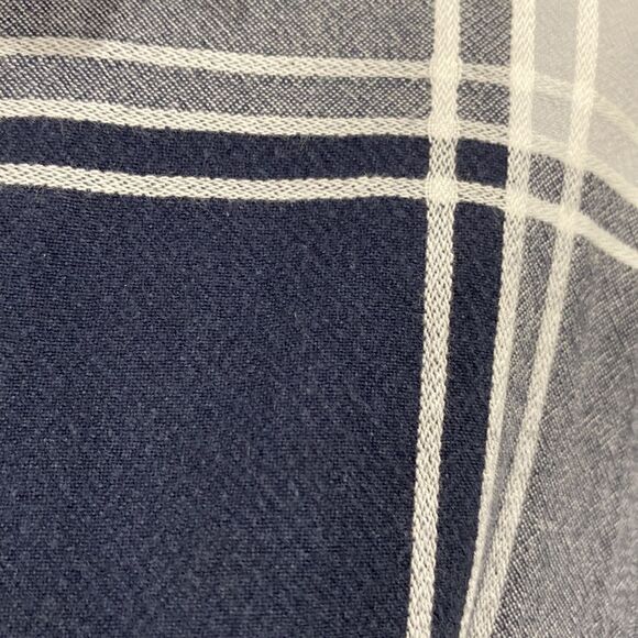 NWOT Victoria Jones Denim and Plaid Shirt Jacket - Picture 3 of 8